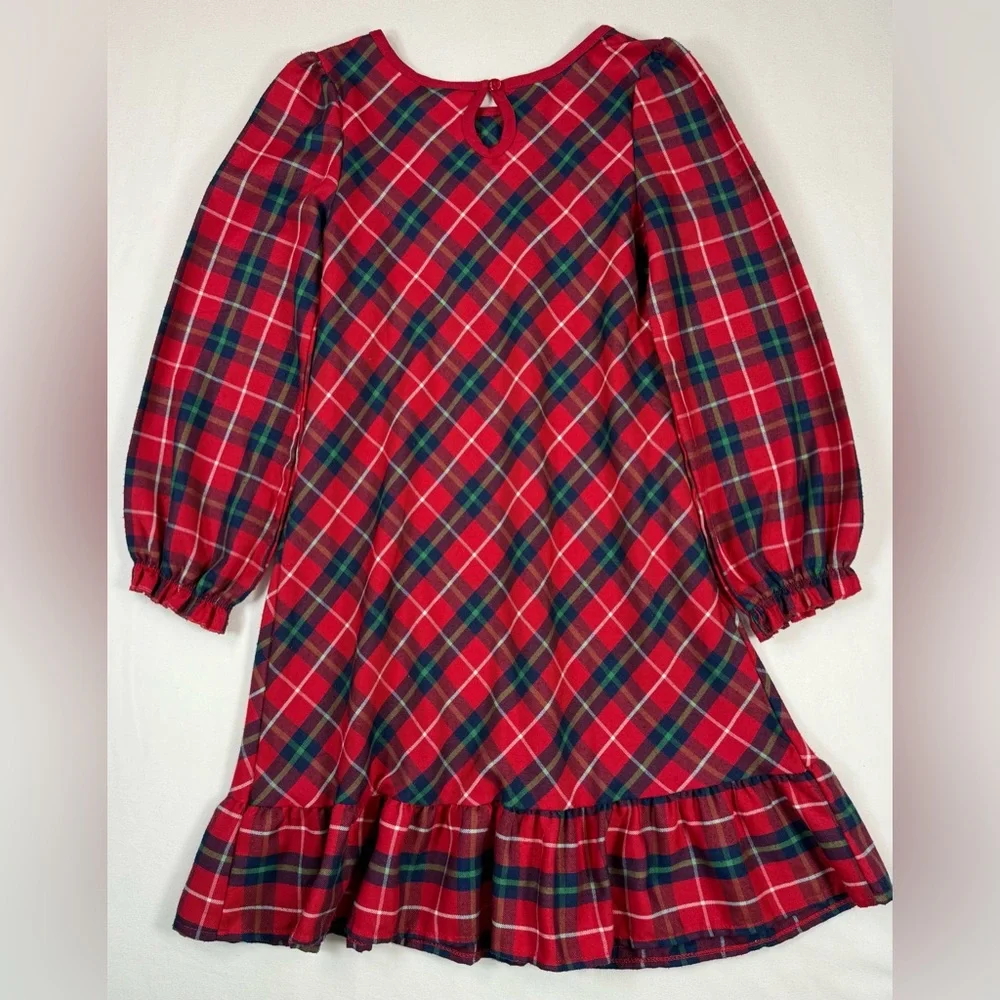 DISNEY STORE Girls Plaid Mickey Minnie Ice Skating Christmas Nightgown 5-6 Cozy‎ - Picture 10 of 12